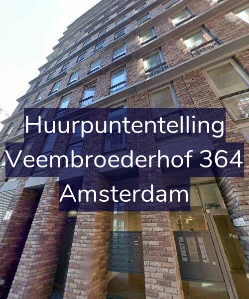Foto gevel Huurpuntentelling voor Veembroederhof 364, Amsterdam