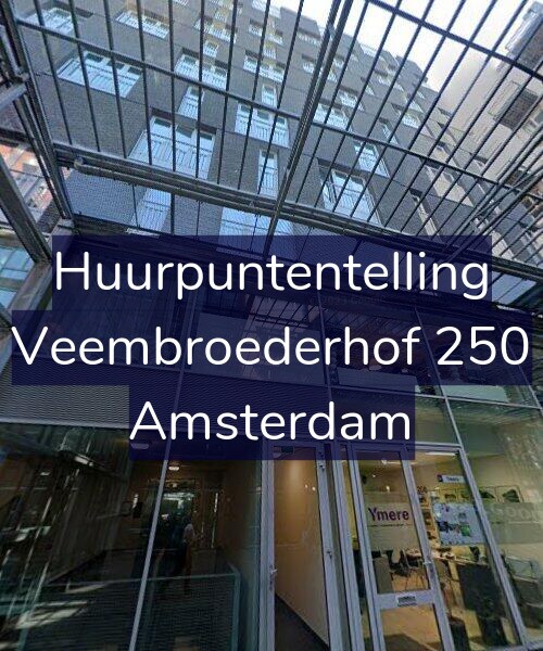 Foto gevel Huurpuntentelling voor Veembroederhof 250, Amsterdam
