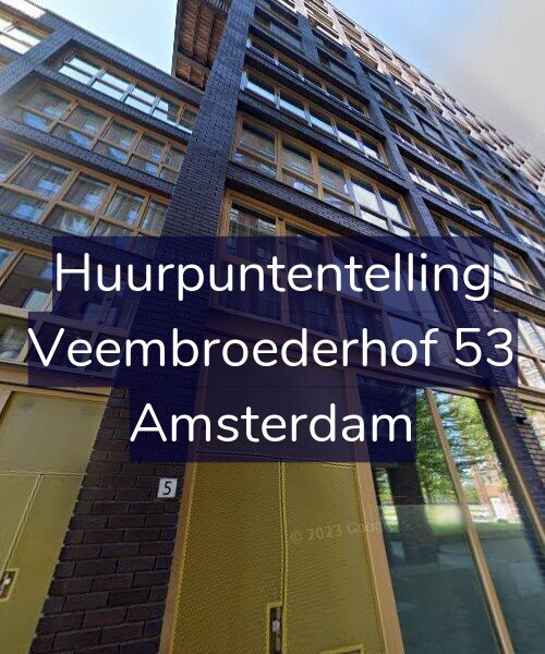 Foto gevel Huurpuntentelling voor Veembroederhof 53, Amsterdam