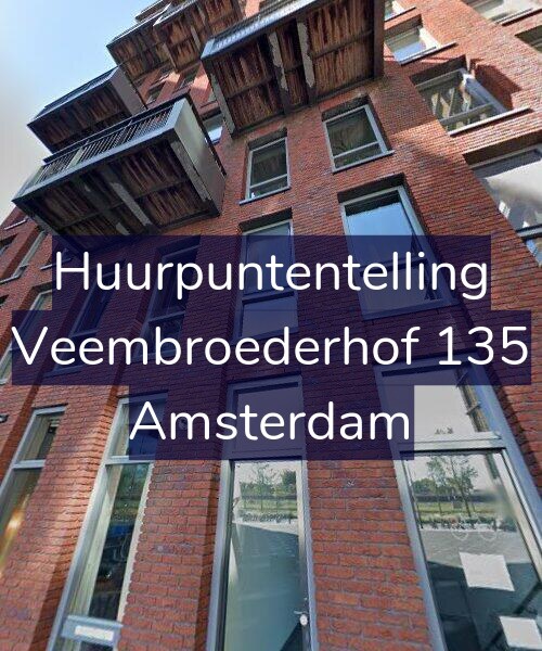 Foto gevel Huurpuntentelling voor Veembroederhof 135, Amsterdam