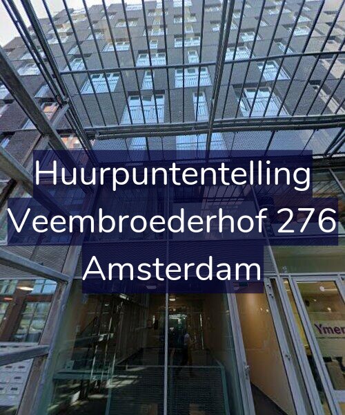 Foto gevel Huurpuntentelling voor Veembroederhof 276, Amsterdam
