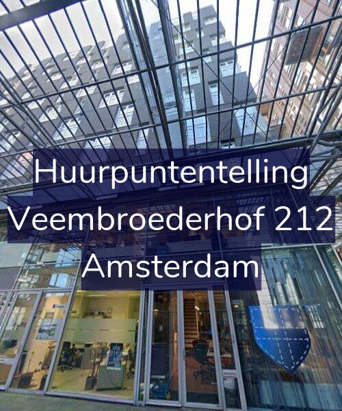 Foto gevel Huurpuntentelling voor Veembroederhof 212, Amsterdam