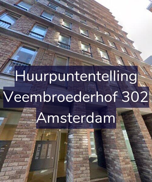 Foto gevel Huurpuntentelling voor Veembroederhof 302, Amsterdam