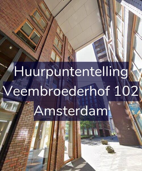 Foto gevel Huurpuntentelling voor Veembroederhof 102, Amsterdam