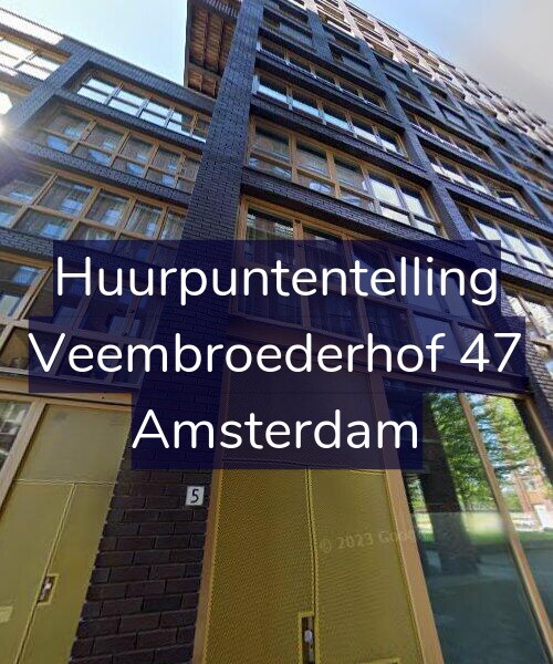 Foto gevel Huurpuntentelling voor Veembroederhof 47, Amsterdam