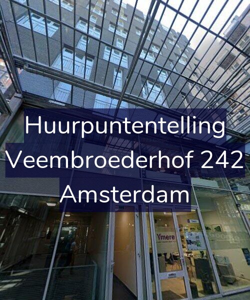 Foto gevel Huurpuntentelling voor Veembroederhof 242, Amsterdam