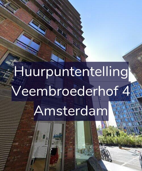Foto gevel Huurpuntentelling voor Veembroederhof 4, Amsterdam