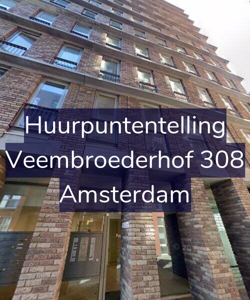 Foto gevel Huurpuntentelling voor Veembroederhof 308, Amsterdam