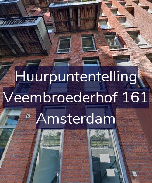 Foto gevel Huurpuntentelling voor Veembroederhof 161, Amsterdam