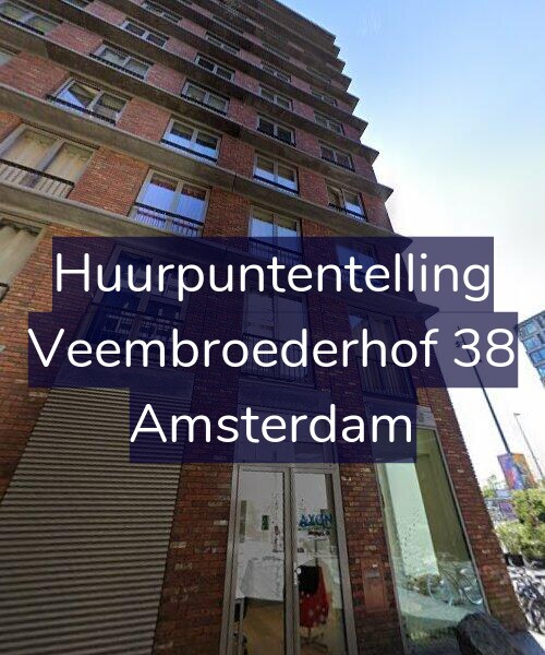 Foto gevel Huurpuntentelling voor Veembroederhof 38, Amsterdam