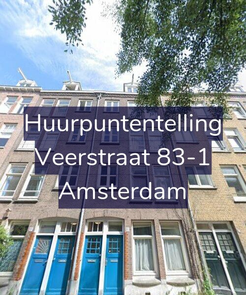 Foto gevel Huurpuntentelling voor Veerstraat 83-1, Amsterdam