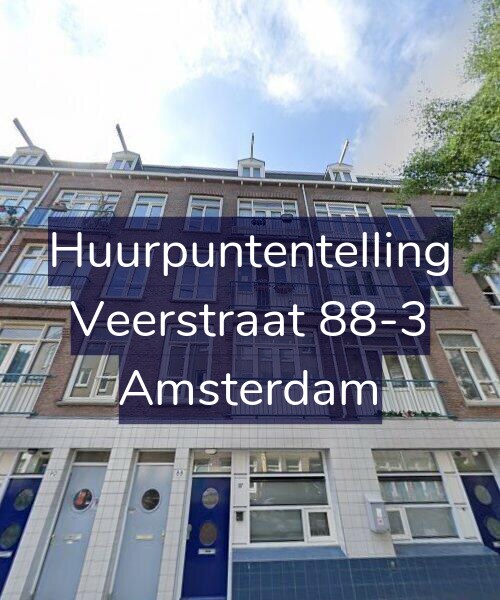 Foto gevel Huurpuntentelling voor Veerstraat 88-3, Amsterdam