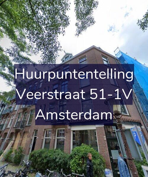 Foto gevel Huurpuntentelling voor Veerstraat 51-1V, Amsterdam