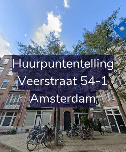 Foto gevel Huurpuntentelling voor Veerstraat 54-1, Amsterdam