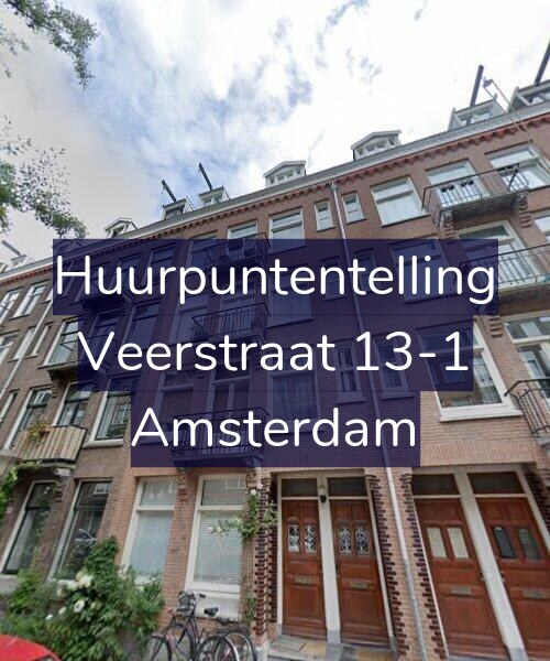 Foto gevel Huurpuntentelling voor Veerstraat 13-1, Amsterdam