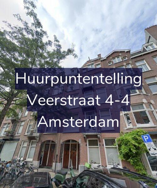 Foto gevel Huurpuntentelling voor Veerstraat 4-4, Amsterdam