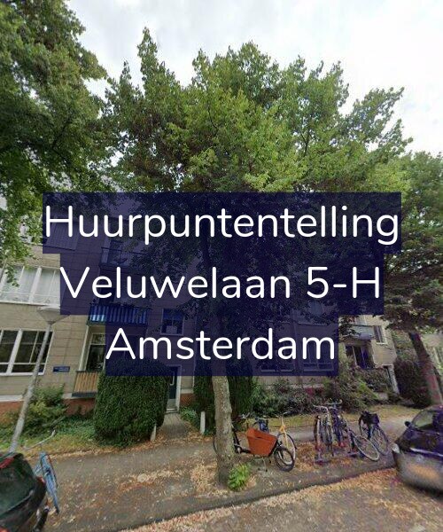Foto gevel Huurpuntentelling voor Veluwelaan 5-H, Amsterdam