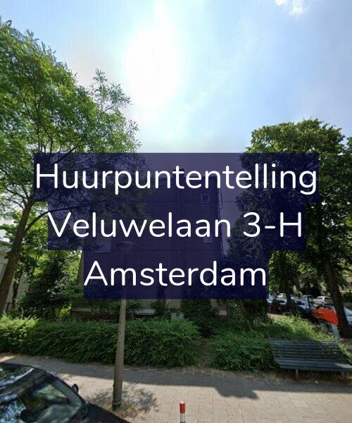 Foto gevel Huurpuntentelling voor Veluwelaan 3-H, Amsterdam