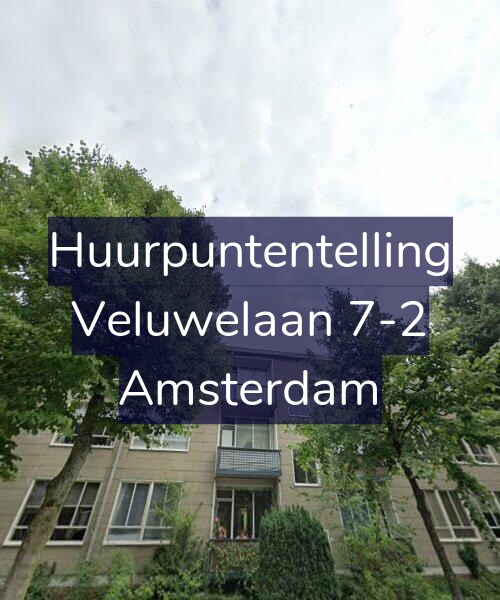 Foto gevel Huurpuntentelling voor Veluwelaan 7-2, Amsterdam