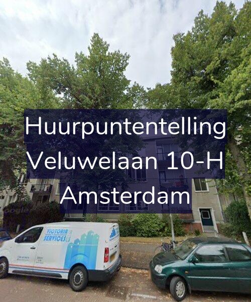 Foto gevel Huurpuntentelling voor Veluwelaan 10-H, Amsterdam