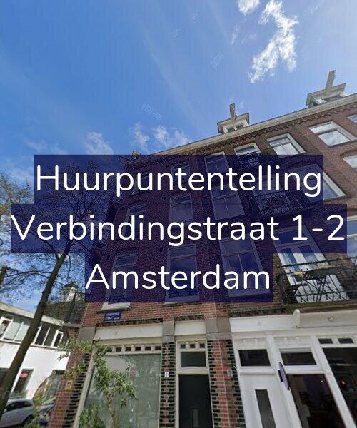 Foto gevel Huurpuntentelling voor Verbindingstraat 1-2, Amsterdam