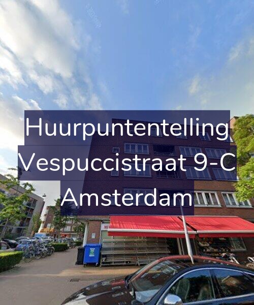 Foto gevel Huurpuntentelling voor Vespuccistraat 9-C, Amsterdam