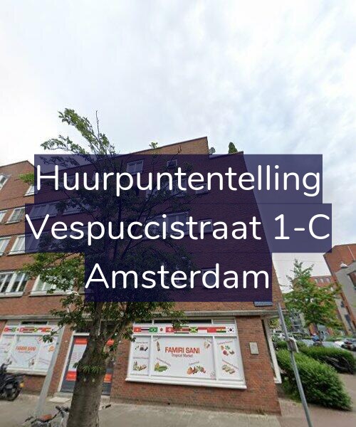 Foto gevel Huurpuntentelling voor Vespuccistraat 1-C, Amsterdam