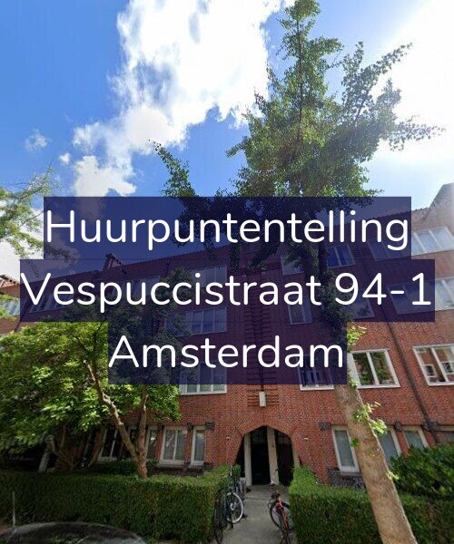 Foto gevel Huurpuntentelling voor Vespuccistraat 94-1, Amsterdam