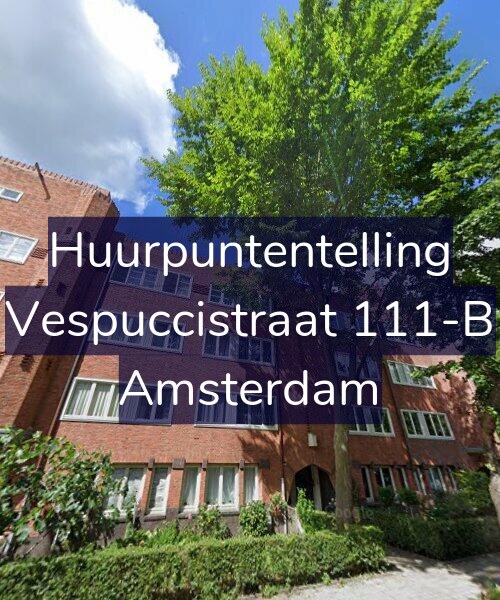 Foto gevel Huurpuntentelling voor Vespuccistraat 111-B, Amsterdam