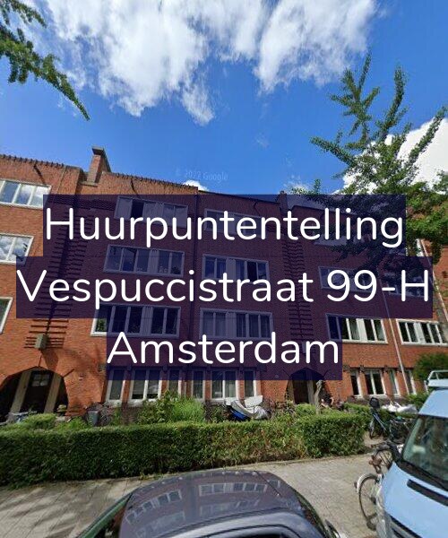 Foto gevel Huurpuntentelling voor Vespuccistraat 99-H, Amsterdam