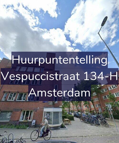 Foto gevel Huurpuntentelling voor Vespuccistraat 134-H, Amsterdam