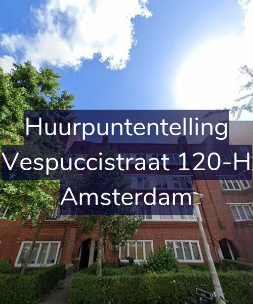 Foto gevel Huurpuntentelling voor Vespuccistraat 120-H, Amsterdam