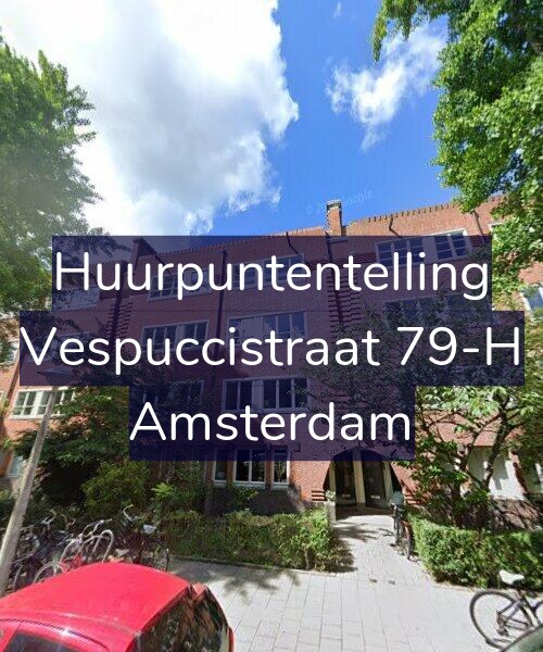 Foto gevel Huurpuntentelling voor Vespuccistraat 79-H, Amsterdam