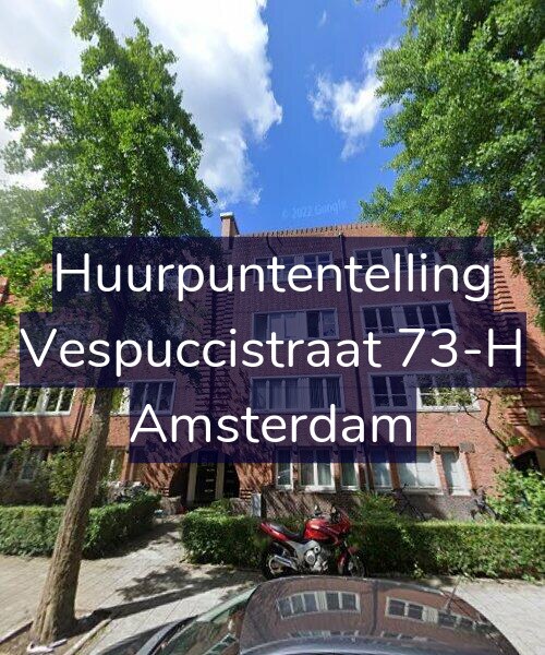 Foto gevel Huurpuntentelling voor Vespuccistraat 73-H, Amsterdam
