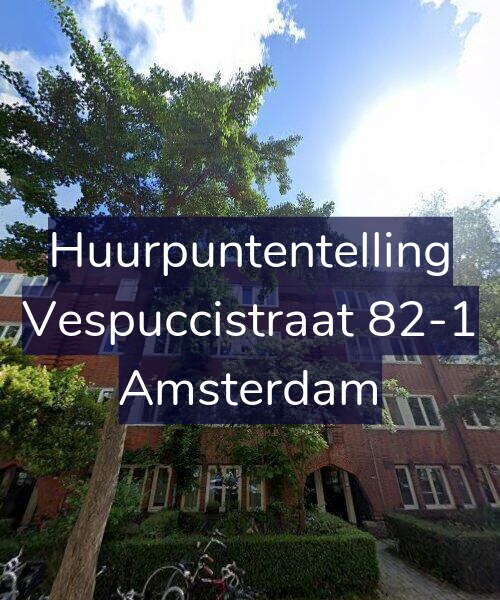 Foto gevel Huurpuntentelling voor Vespuccistraat 82-1, Amsterdam