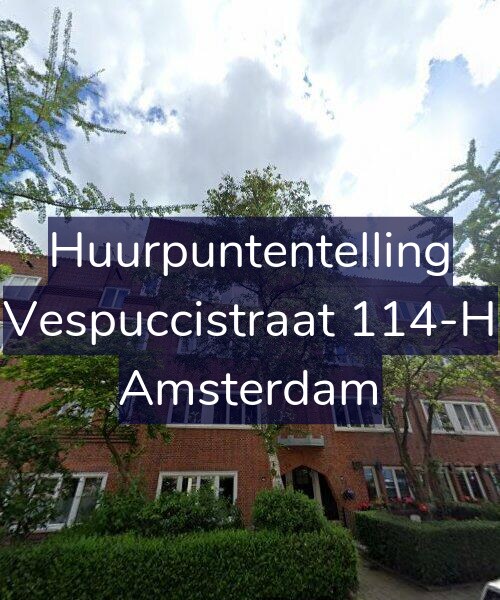 Foto gevel Huurpuntentelling voor Vespuccistraat 114-H, Amsterdam