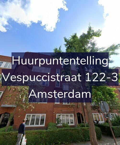 Foto gevel Huurpuntentelling voor Vespuccistraat 122-3, Amsterdam