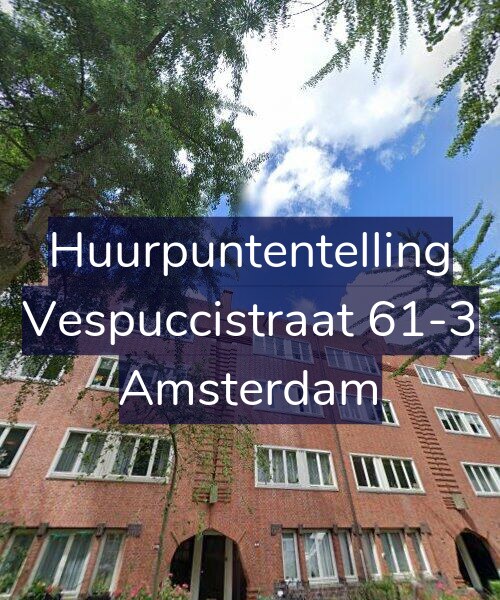 Foto gevel Huurpuntentelling voor Vespuccistraat 61-3, Amsterdam
