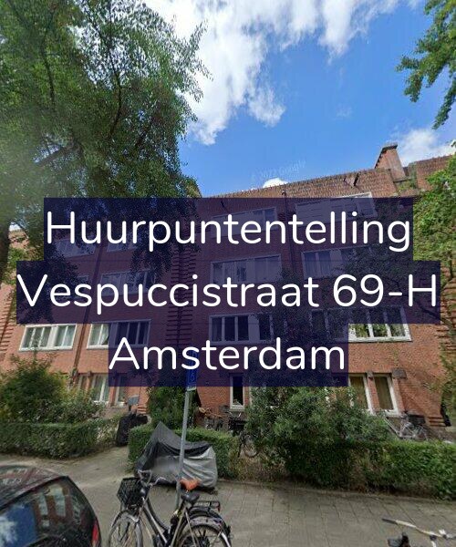 Foto gevel Huurpuntentelling voor Vespuccistraat 69-H, Amsterdam
