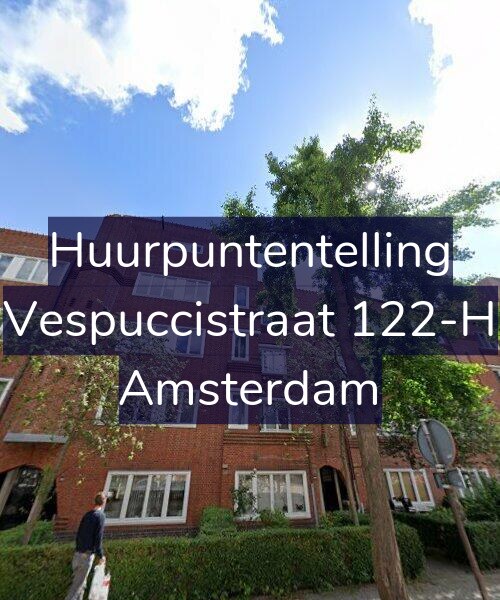 Foto gevel Huurpuntentelling voor Vespuccistraat 122-H, Amsterdam