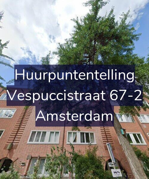 Foto gevel Huurpuntentelling voor Vespuccistraat 67-2, Amsterdam