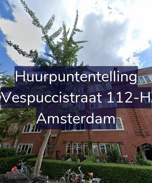 Foto gevel Huurpuntentelling voor Vespuccistraat 112-H, Amsterdam