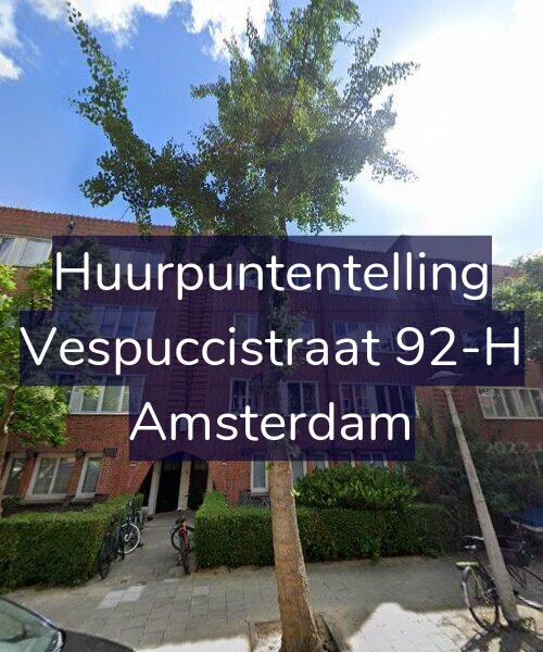 Foto gevel Huurpuntentelling voor Vespuccistraat 92-H, Amsterdam