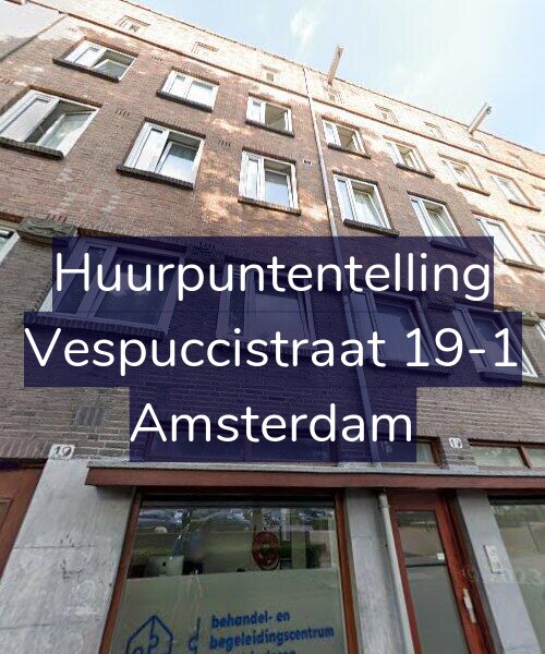 Foto gevel Huurpuntentelling voor Vespuccistraat 19-1, Amsterdam