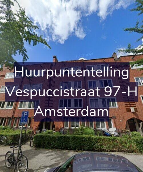 Foto gevel Huurpuntentelling voor Vespuccistraat 97-H, Amsterdam