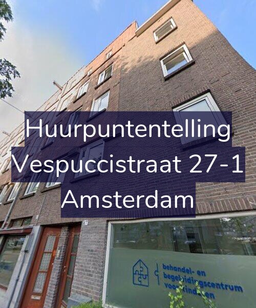 Foto gevel Huurpuntentelling voor Vespuccistraat 27-1, Amsterdam