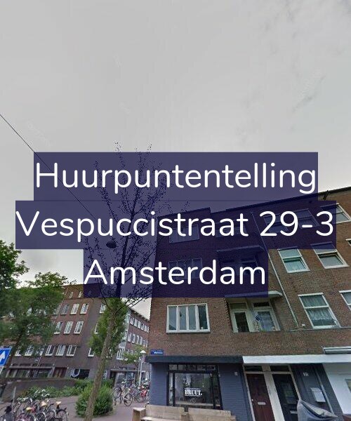 Foto gevel Huurpuntentelling voor Vespuccistraat 29-3, Amsterdam