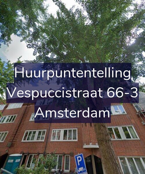 Foto gevel Huurpuntentelling voor Vespuccistraat 66-3, Amsterdam