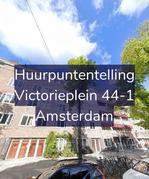 Foto gevel Huurpuntentelling voor Victorieplein 44-1, Amsterdam