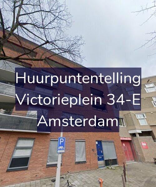 Foto gevel Huurpuntentelling voor Victorieplein 34-E, Amsterdam